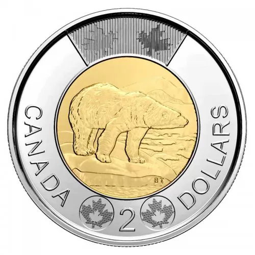 2020 Canadian $2 Polar Bear Toonie Coin (Brilliant Uncirculated)