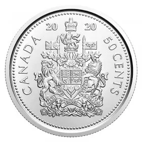 2020 Canadian 50-Cent Coat of Arms Half Dollar Circulation Coin (Brilliant Uncirculated)