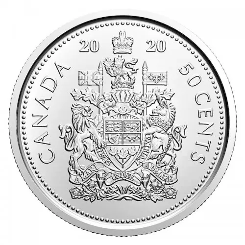 2020 Canadian 50-Cent Coat of Arms Half Dollar Circulation Coin (Brilliant Uncirculated)