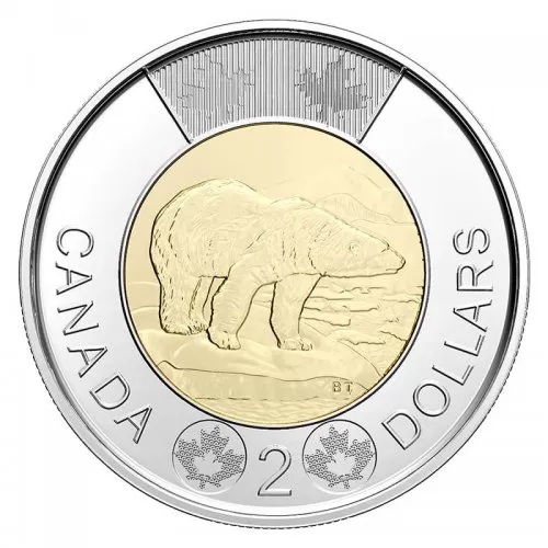 2021 Canadian $2 Polar Bear Toonie Coin (Brilliant Uncirculated)