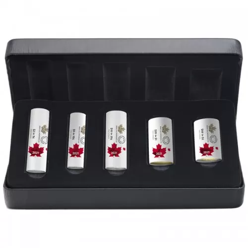 2021 Canadian 5-Coin First Strikes Special Wrap Roll Collection