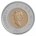 2001 Canadian $2 Polar Bear Toonie Proof-like (PL) Coin