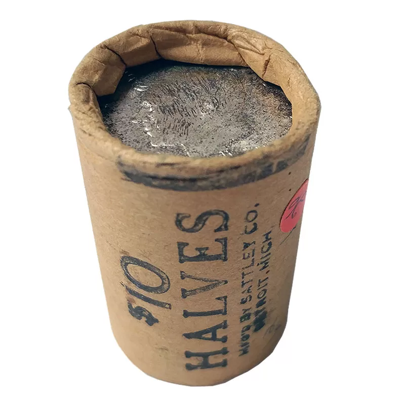 1964 US 50-Cent Kennedy Half Dollar 90% Silver Original Coin Roll