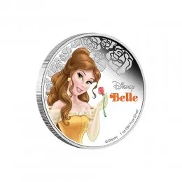 2015 Niue $2 Disney Princess: Belle - 1 oz Fine Silver Coin