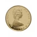 1988 Canada 14-karat Gold $100 Coin - Bowhead Whale (Balaena Mysticetus)