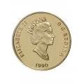 1990 Canada 14-karat Gold $100 Coin - International Literacy Year