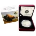 2013 Canadian $100 for $100 Bison Stampede Fine Silver Coin 