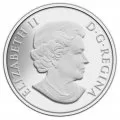 2014 Canadian $100 for $100 Rocky Mountain Bighorn Sheep Fine Silver Coin - Lightly Turnished