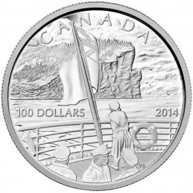 2014 Canadian $100 100th Anniversary of the Declaration of the First World War - 10 oz Fine Silver Coin