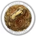 2017 Canadian $100 Sculpture of Majestic Canadian Animals: Cougar - 10 oz Fine Silver Coin