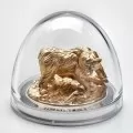 2017 Canadian $100 Sculpture of Majestic Canadian Animals: Grizzly Bear - 10 oz Fine Silver Coin