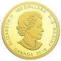 2018 Canadian $100 Frog Reveals a Gift - 14-karat Gold Coin
