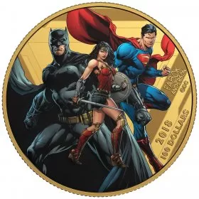 2018 Canadian $100 The Justice League: United We Stand - 14-karat Gold Coin