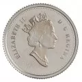 1997 Sterling Silver 10 Cent Coin - 500th Anniversary of Caboto's First Transatlantic Voyage-coin may be tarnished