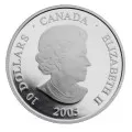 2005 Canadian $10 Visit of Pope John Paul II Commemorative Fine Silver Coin - No Outer Box