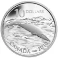 2010 Canada Sterling Silver $10 Coin & Stamp Set - The Blue Whale-never opened