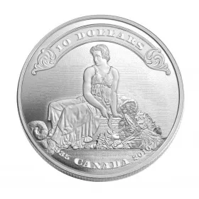 2010 Canada Fine Silver $10 Coin - 75th Anniversary of the First Bank Notes Issued By the Bank of Canada