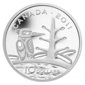 2011 Canadian $10 Legendary Nature: Boreal Forest Proof Fine Silver Coin