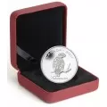 2011 Canadian $10 Legendary Nature: Peregrine Falcon Proof Fine Silver Coin