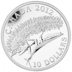 2012 Canadian $10 Praying Mantis/Canadian Geographic Proof Fine Silver Coin