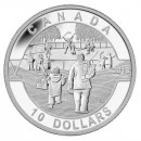 2013 Canadian $10 O Canada Series: Hockey - 1/2 oz Fine Silver Coin - No COA -Turnished
