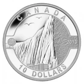 2013 Canadian $10 O Canada Series: Niagara Falls - 1/2 oz Fine Silver Coin