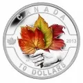 2013 Canadian $10 O Canada Series, with Display Case - 1/2 oz Fine Silver 12-Coin Set