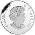 2015 Canadian $10 Colourful Songbirds of Canada: Violet-Green Swallow - 1/2 oz Fine Silver Coloured Coin