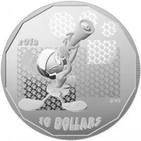 2015 Canadian $10 Looney Tunes™: Marvin the Martian "Where's the Kaboom?" - 1/2 oz Fine Silver Coin