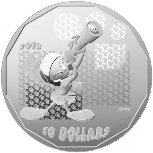 2015 Canadian $10 Looney Tunes™: Marvin the Martian "Where's the Kaboom?" - 1/2 oz Fine Silver Coin