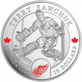 2015 Canadian $10 NHL® Goalies: Terry Sawchuk - 1/2 oz Fine Silver Coin