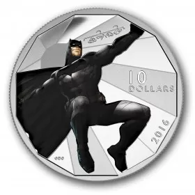 2016 Canadian $10 Batman v Superman: Dawn of Justice™ - BATMAN™ - 1/2 oz Fine Silver Coin