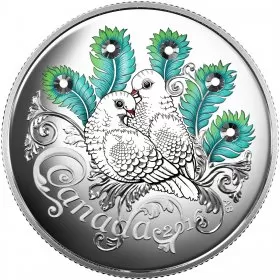 2016 Canadian $10 Celebration of Love - Fine Silver Coin