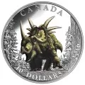 2016 Canadian $10 Day of the Dinosaurs - Fine Silver 3-Coin Set - two certs and beauty box missing