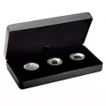2016 Canadian $10 Day of the Dinosaurs - Fine Silver 3-Coin Set - two certs and beauty box missing