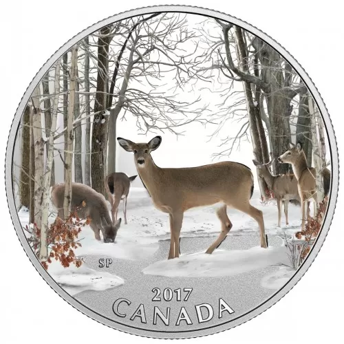 2017 Canadian $10 Iconic Canada: Spring Sightings - 1/2 oz Fine Silver Coin