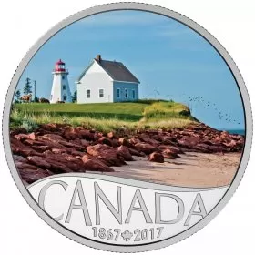 2017 Canadian $10 Celebrating Canada's 150th: Panmure Island - 1/2 oz Fine Silver Coin