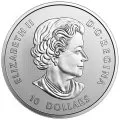 2017 Canadian $10 Celebrating Canada's 150th: Canadian Maple Leaves - 1/2 oz Fine Silver Coin