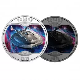 2018 Canadian $10 Star Trek™ Iconic Starships: Enterprise NX-01 - 1/2 oz Fine Silver Coin (Glow-In-The-Dark)