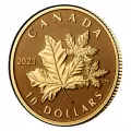 2023 Canadian $10 Everlasting Maple Leaf - 1/20 oz Pure Gold Coin
