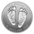 2025 Canada $10 Welcome to the World, Baby Feet - 1/2 oz Fine Silver Coin
