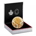 2021 Canadian $125 Triumphant Dragon 1/2 Kilo Gold-plated Silver Coin