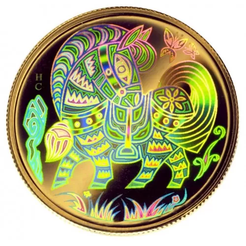 2002 Canada 18-karat Gold $150 Hologram Coin - Lunar Year of the Horse