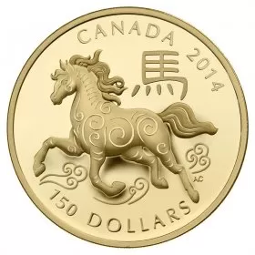 2014 Canadian $150 Year of the Horse - 18-karat Gold Coin