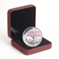 2016 Canadian $15 Celebration of Spring: Cherry Blossoms Fine Silver Coloured Coin