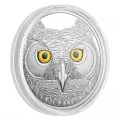 2017 Canadian $15 In The Eyes of the Great Horned Owl - Fine Silver Coin (Glow-In-The-Dark)