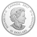2017 Canadian $15 In The Eyes of the Great Horned Owl - Fine Silver Coin (Glow-In-The-Dark)