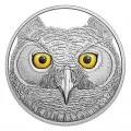 2017 Canadian $15 In The Eyes of the Great Horned Owl - Fine Silver Coin (Glow-In-The-Dark)