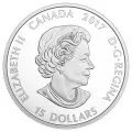2017 Canadian $15 Great Canadian Outdoors: Night Skiing - Fine Silver Coin (Glow-In-The-Dark)