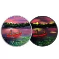 2017 Canadian $15 Great Canadian Outdoors: Sunset Canoeing - Fine Silver Coin (Glow-In-The-Dark)